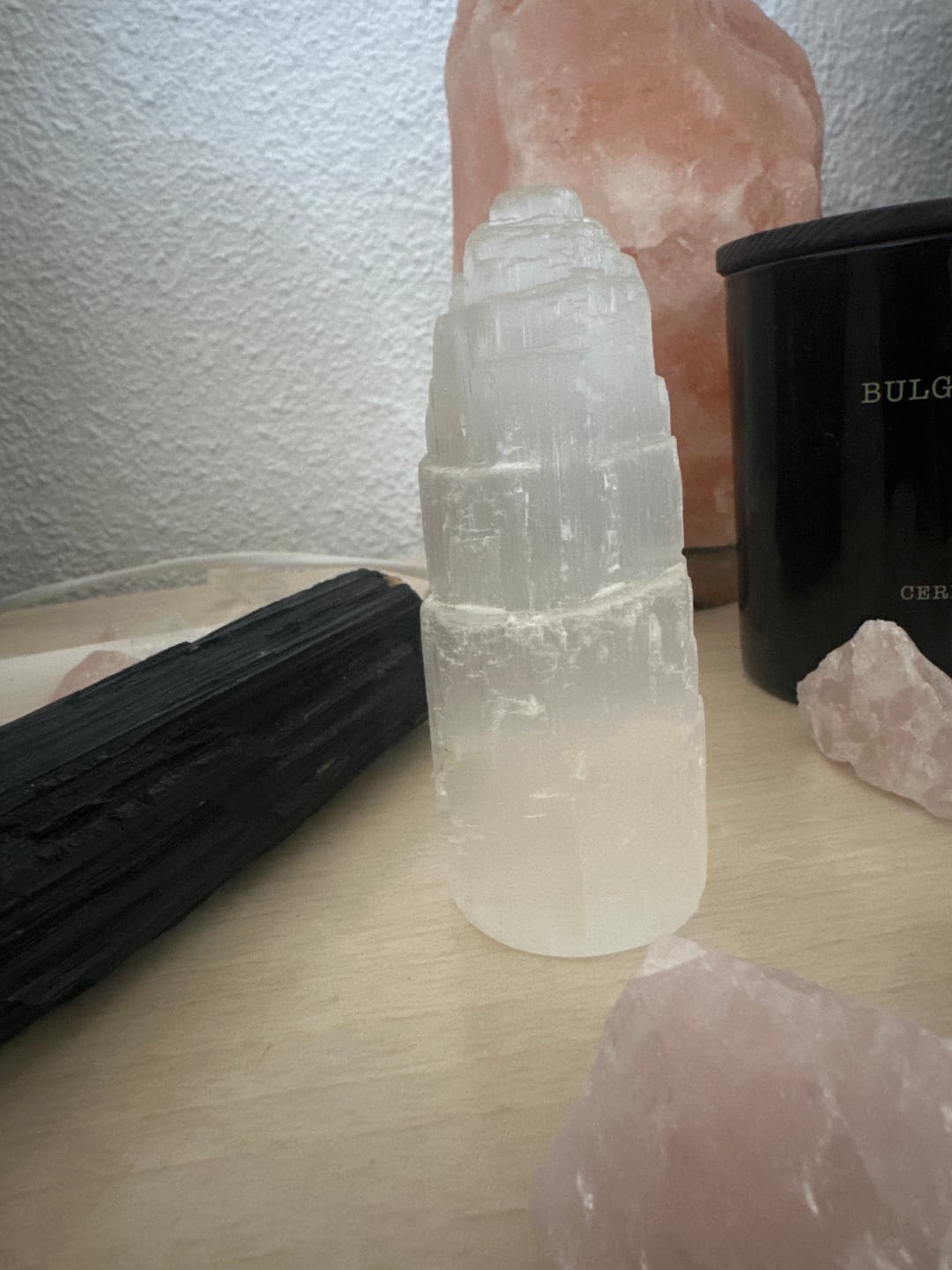 Customer photo review of Monolito de Selenita Mediano | Bienestar - Tranquilidad