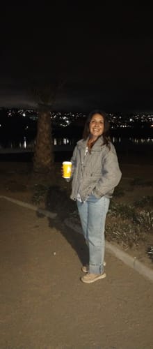 Customer photo review of Chaqueta Acolchada Ajustable Gray