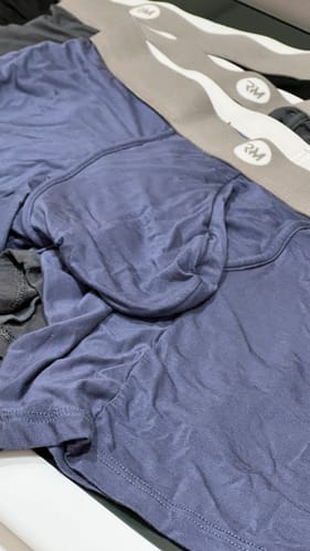 Customer photo review of Modal 7in Boxer Briefs No Fly 6pk Black/Dark Gray/Navy