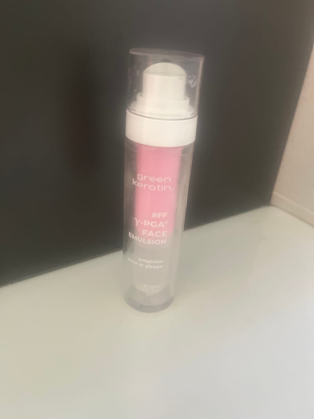 Customer photo review of Y-PGA Emulsion pour le visage, Sans Parfum
