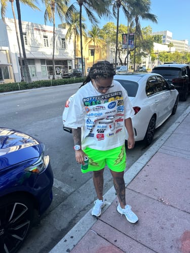 Customer photo review of Eric Emanuel Basic Green Gecko Bolt Short Green