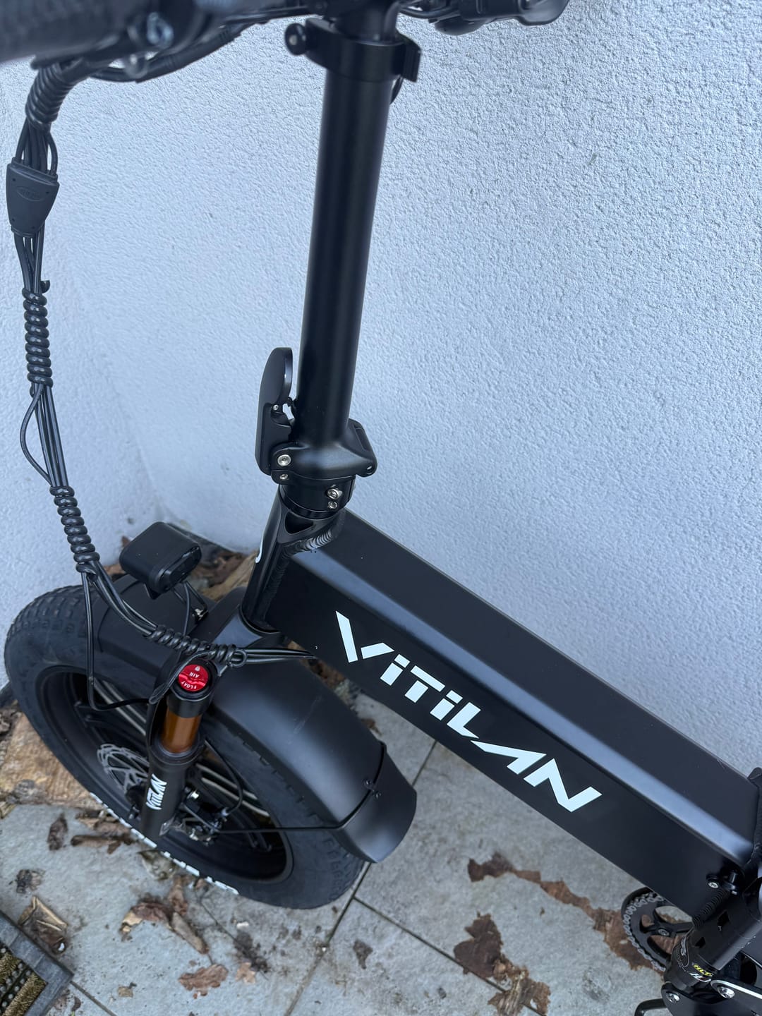 Customer photo review of I7 Pro Folding Full Suspension Electric Bike