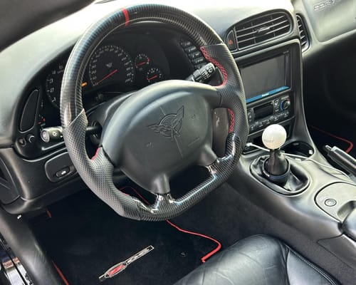 Customer photo review of Genuine Carbon Fiber Steering Wheel For C5 Corvette 1997-2004