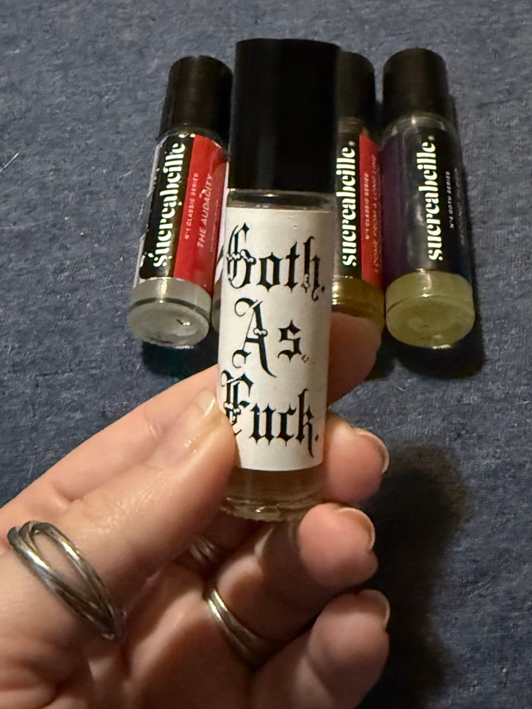 Customer photo review of Goth as Fuck