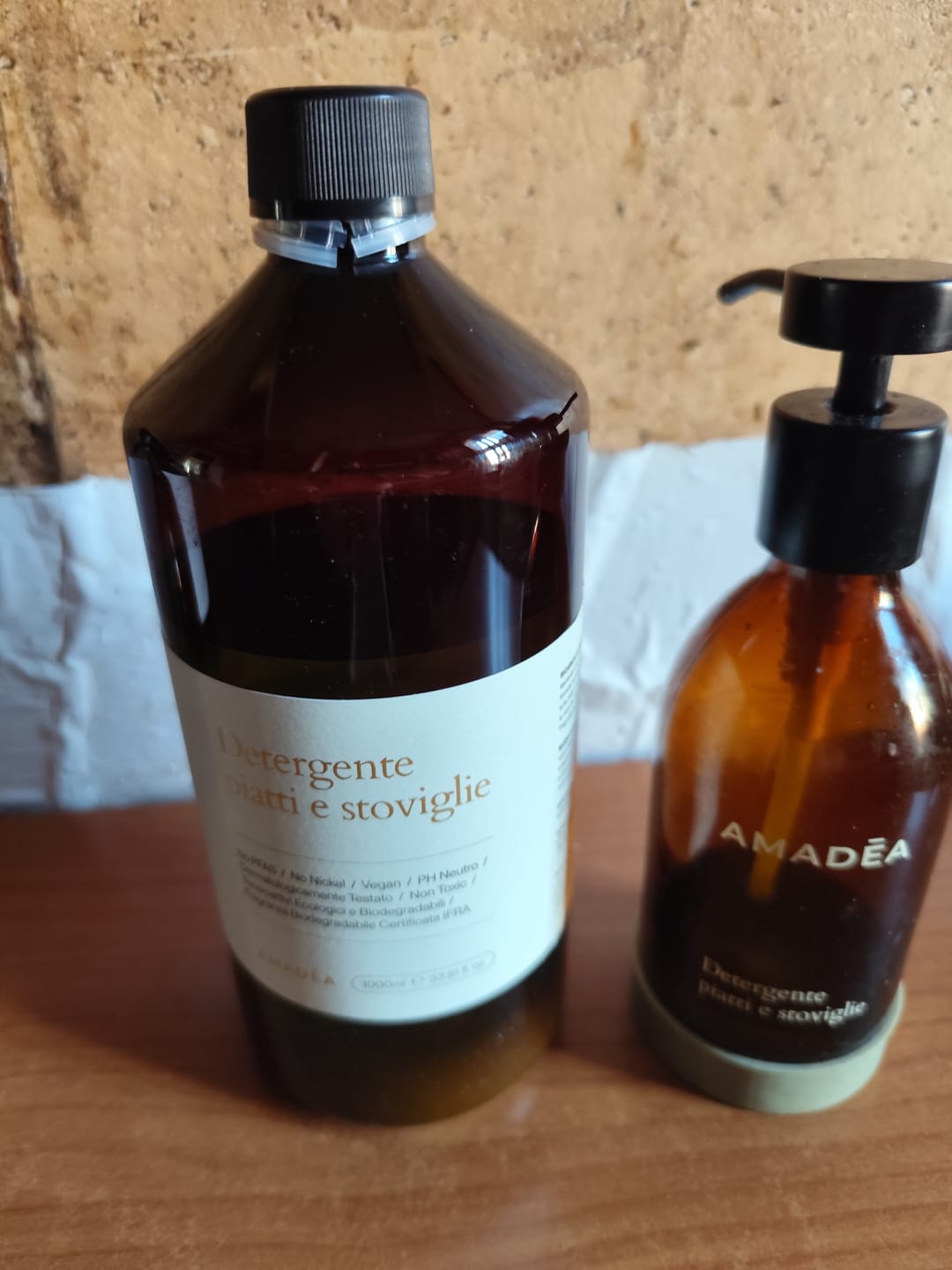 Customer photo review of Detergente piatti e stoviglie - Ricarica da 1L