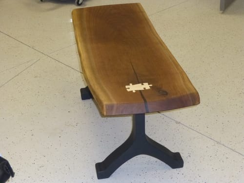 Customer photo review of Bench Legs 101 Wishbone 16H inch Mid-Century Modern Style