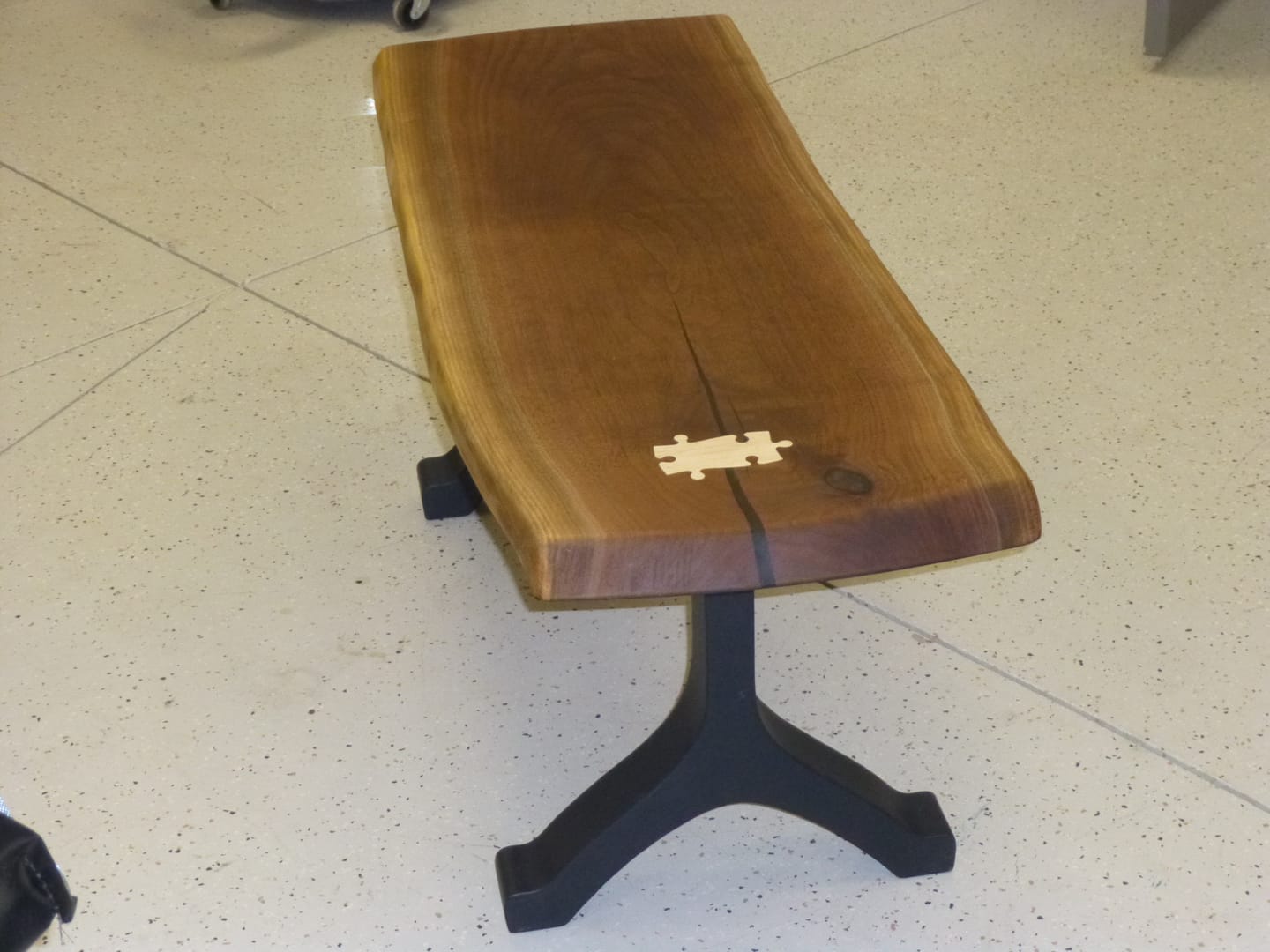 Customer photo review of Bench Legs 101 Wishbone 16H inch Mid-Century Modern Style