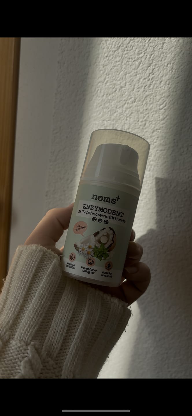 Customer photo review of Enzymodent: Enzymatische Zahnpasta für Hunde mit natürlicher Pflege- und Präventionsformel