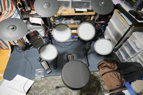 Customer photo review of Donner DED-70 4ドラム 3シンバル 電子ドラムセ