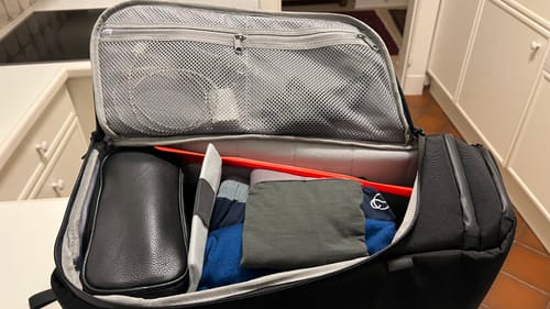 Customer photo review of The Organizer 30L