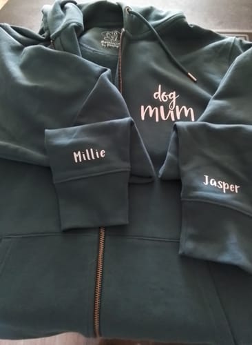 Customer photo review of Luxury Zip Hoodie