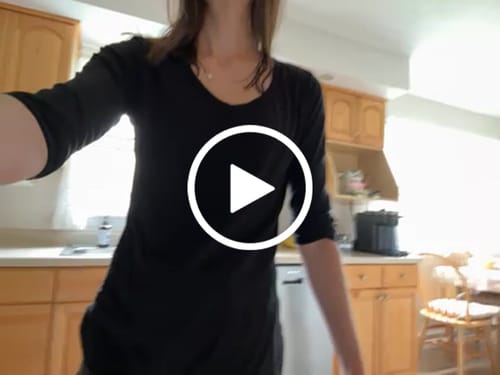 Customer video review of Layla V Neck Top - Black