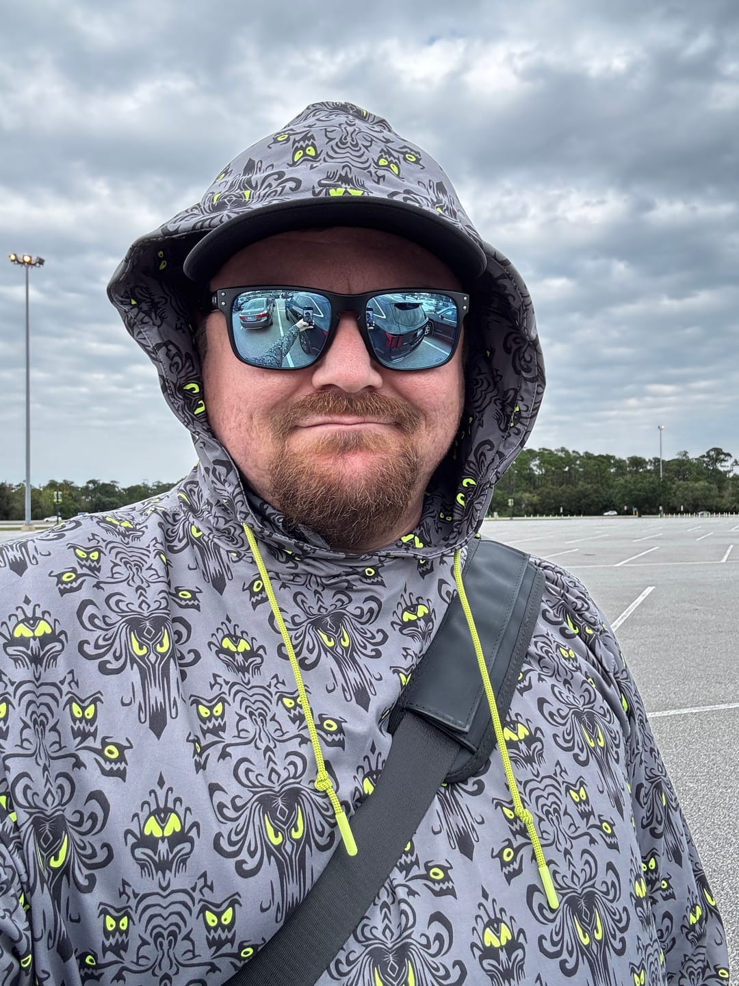 Customer photo review of Disney’s Haunted Mansion "Wall Creeps" – Performance Hoodie