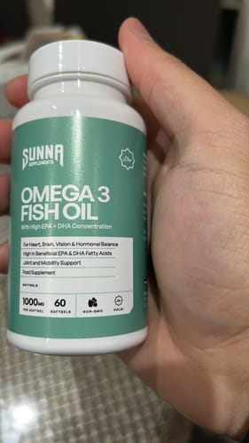 Customer photo review of Halal Omega 3 Fish Oil