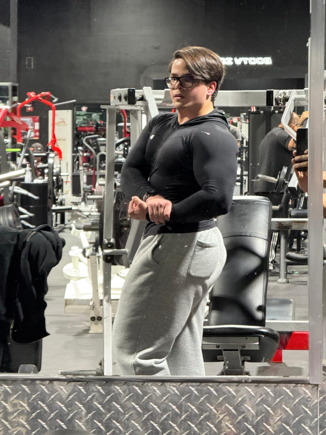 Customer photo review of 832 -  SuperVillain Compression Hoodies