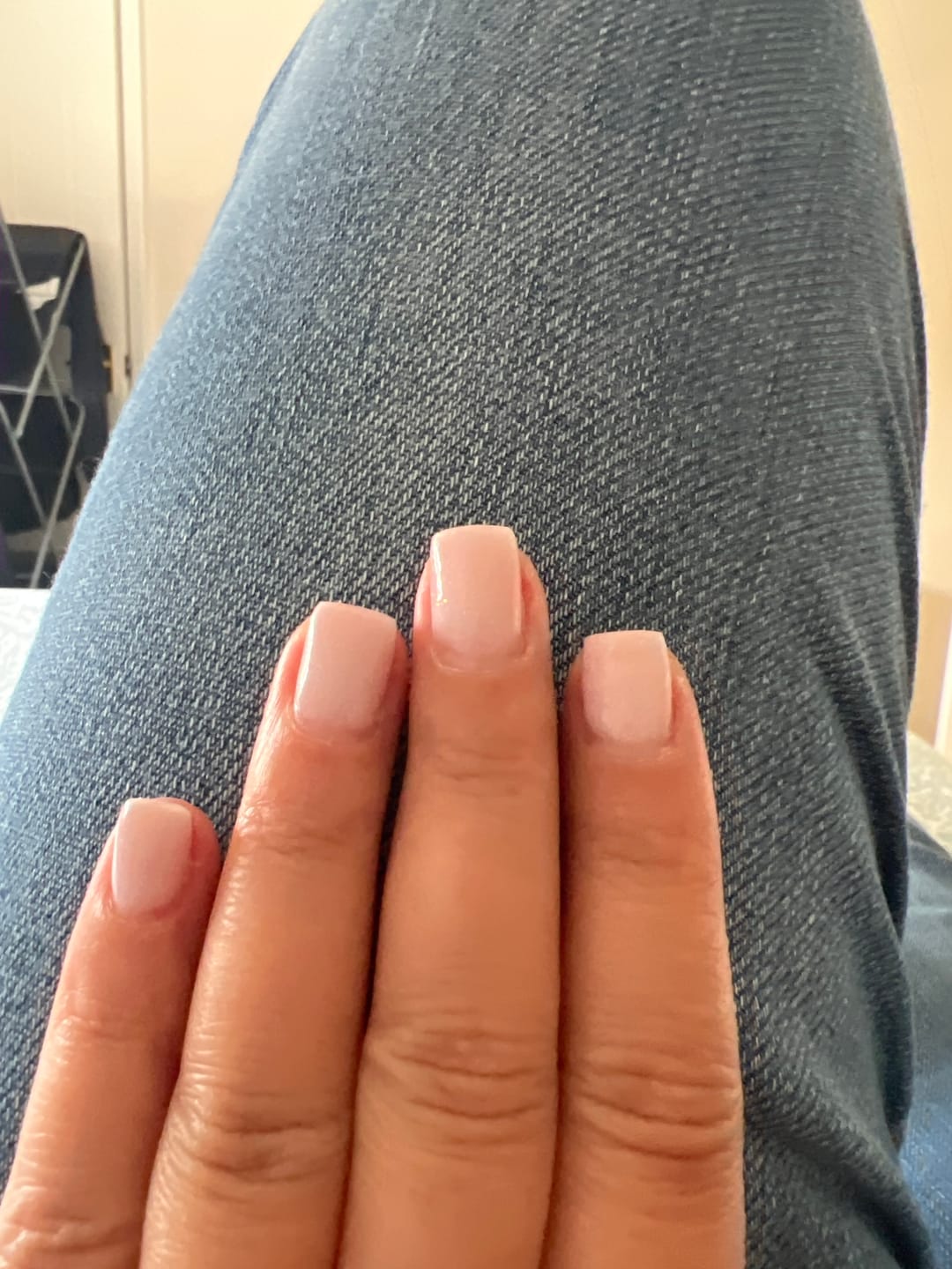 Customer photo review of Semilac 389 Coconut Ice Cream HEMA Free UV Gel Polish
