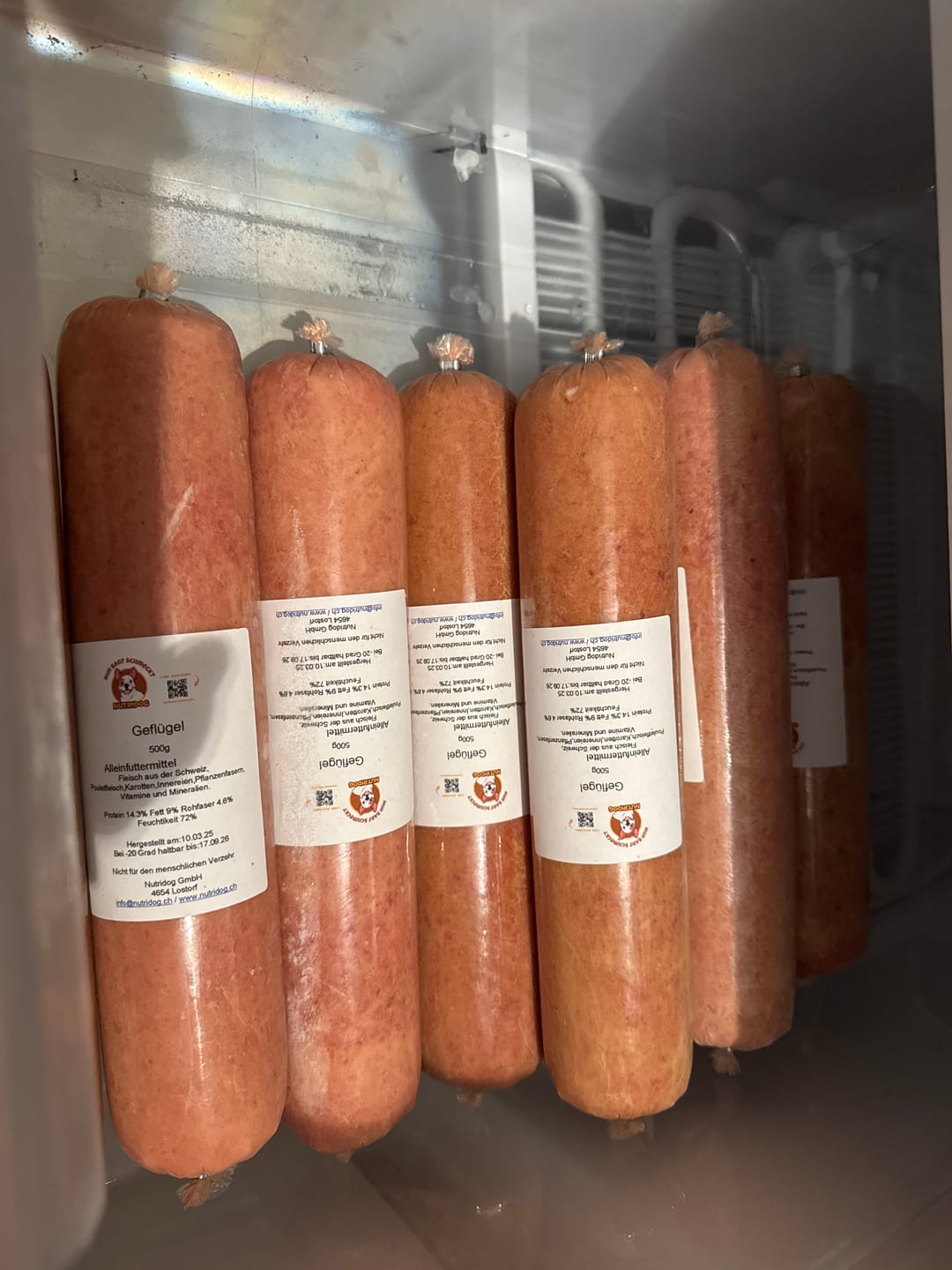 Customer photo review of Geflügel gemischt 500g ab pro Wurst nur 6.50.-