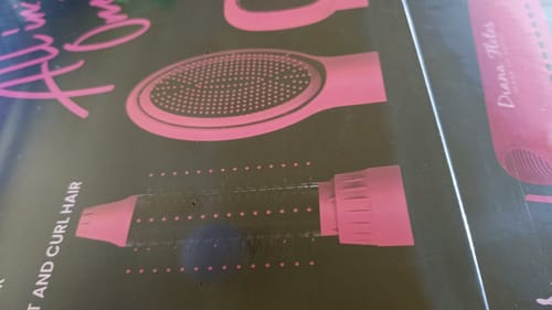 Customer photo review of KIT Plancha Infrarroja y Cepillo 5 En 1 Diana Fletes