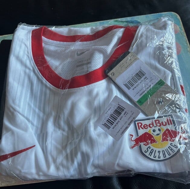 Customer photo review of Kid’s Mystery Football Shirt Box