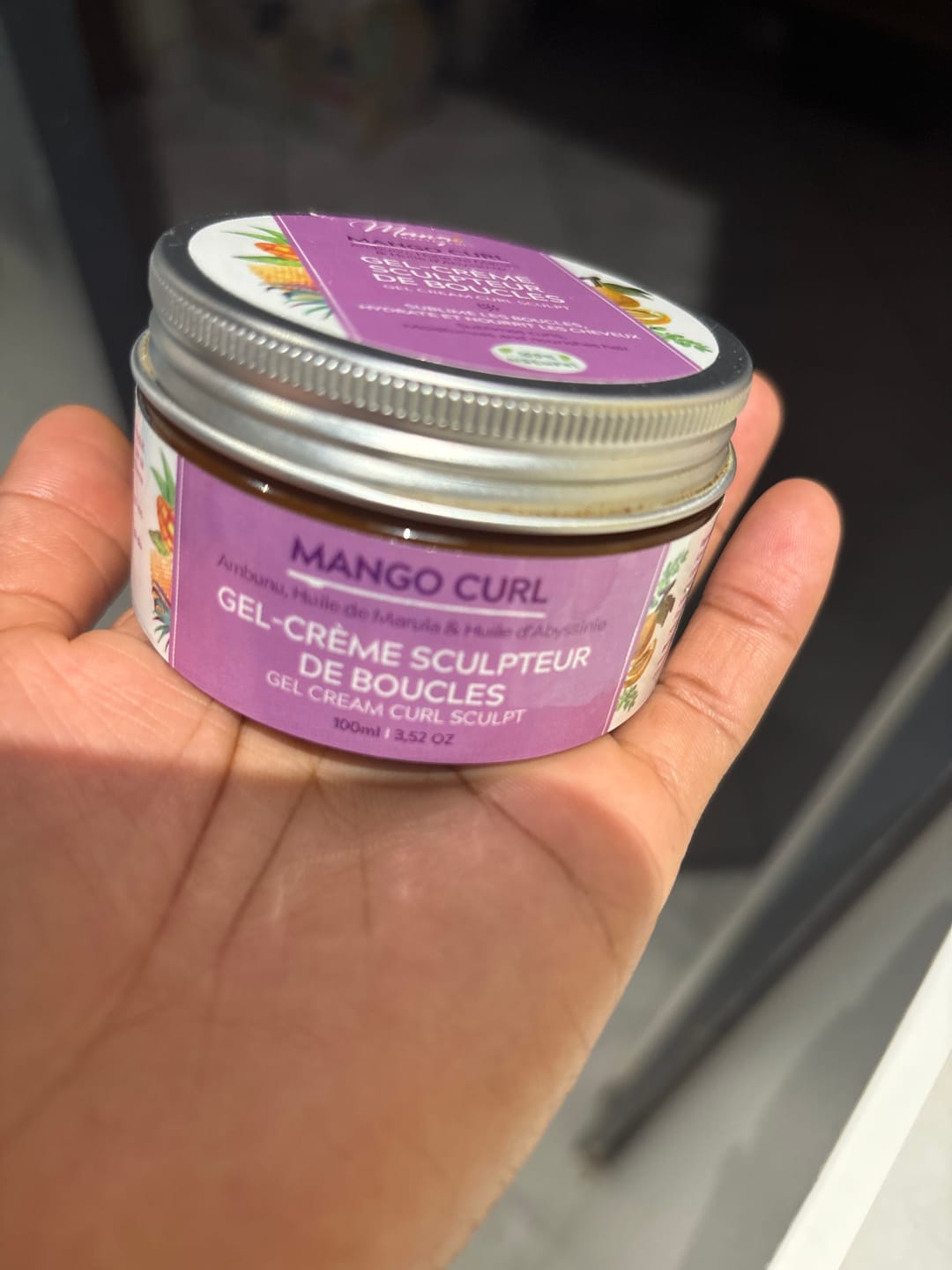Customer photo review of Gel-Crème Sculpteur de Boucles MANGO CURL