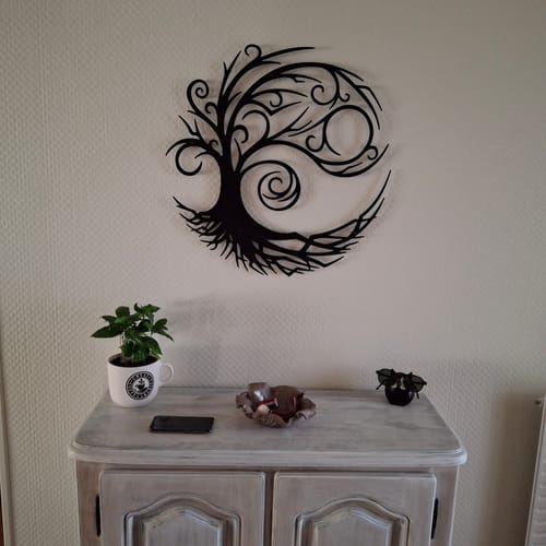 Customer photo review of Déco Murale Métal - Arbre de vie (T2)