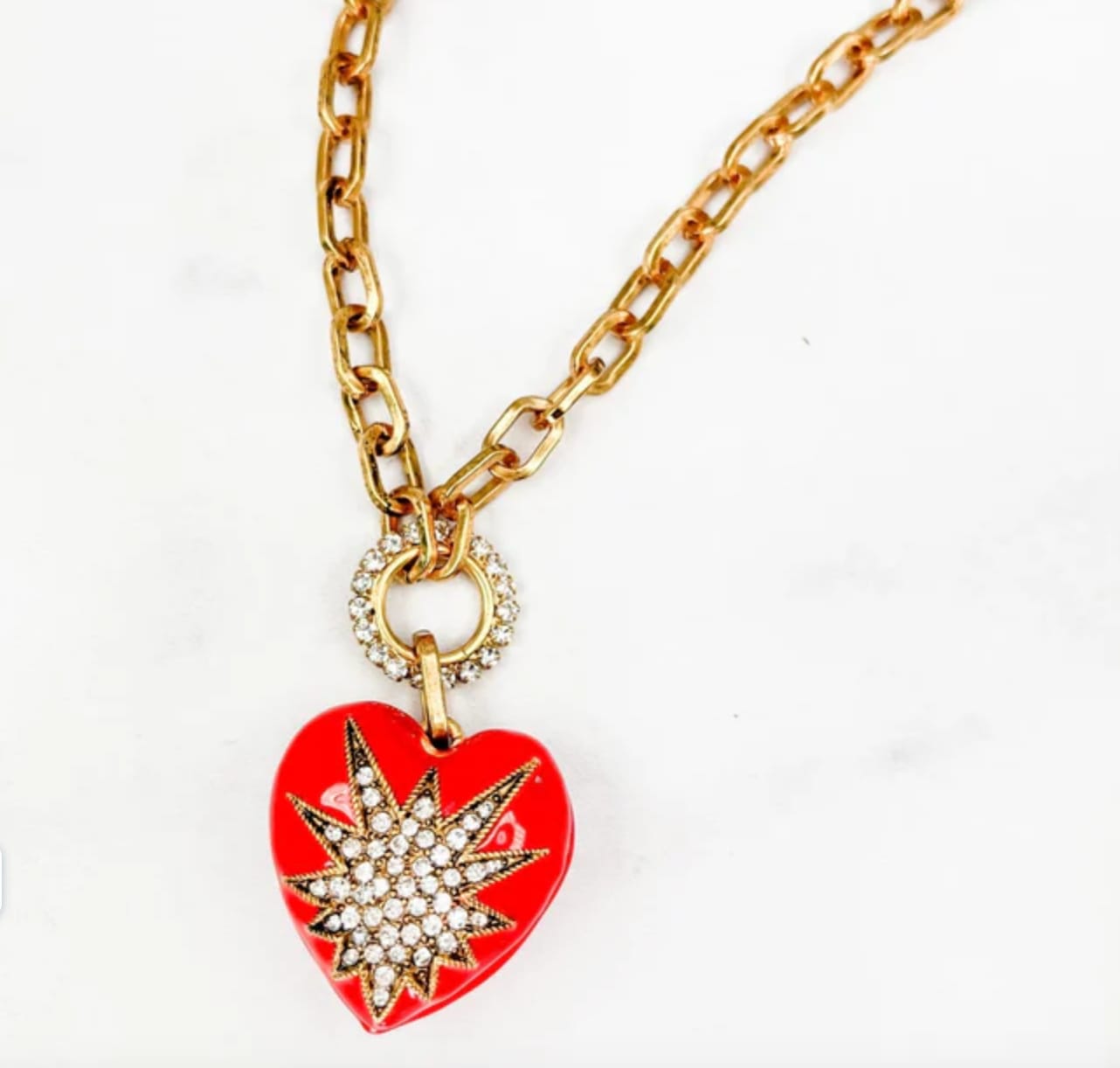 Customer photo review of Heart of Tefiti Necklace