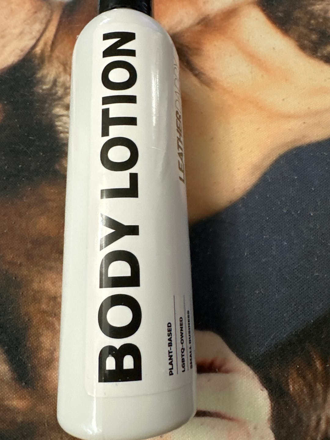 Customer photo review of Body Lotion - LeatherDaddy