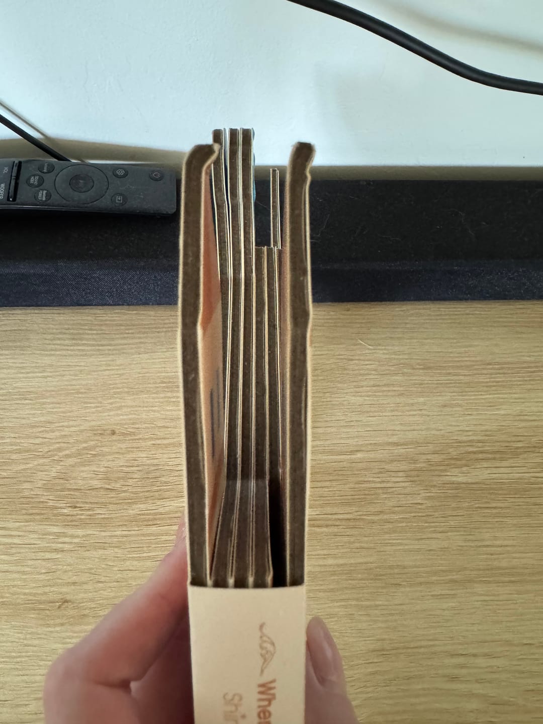 Customer photo review of When We Go to Mass - shaped board book
