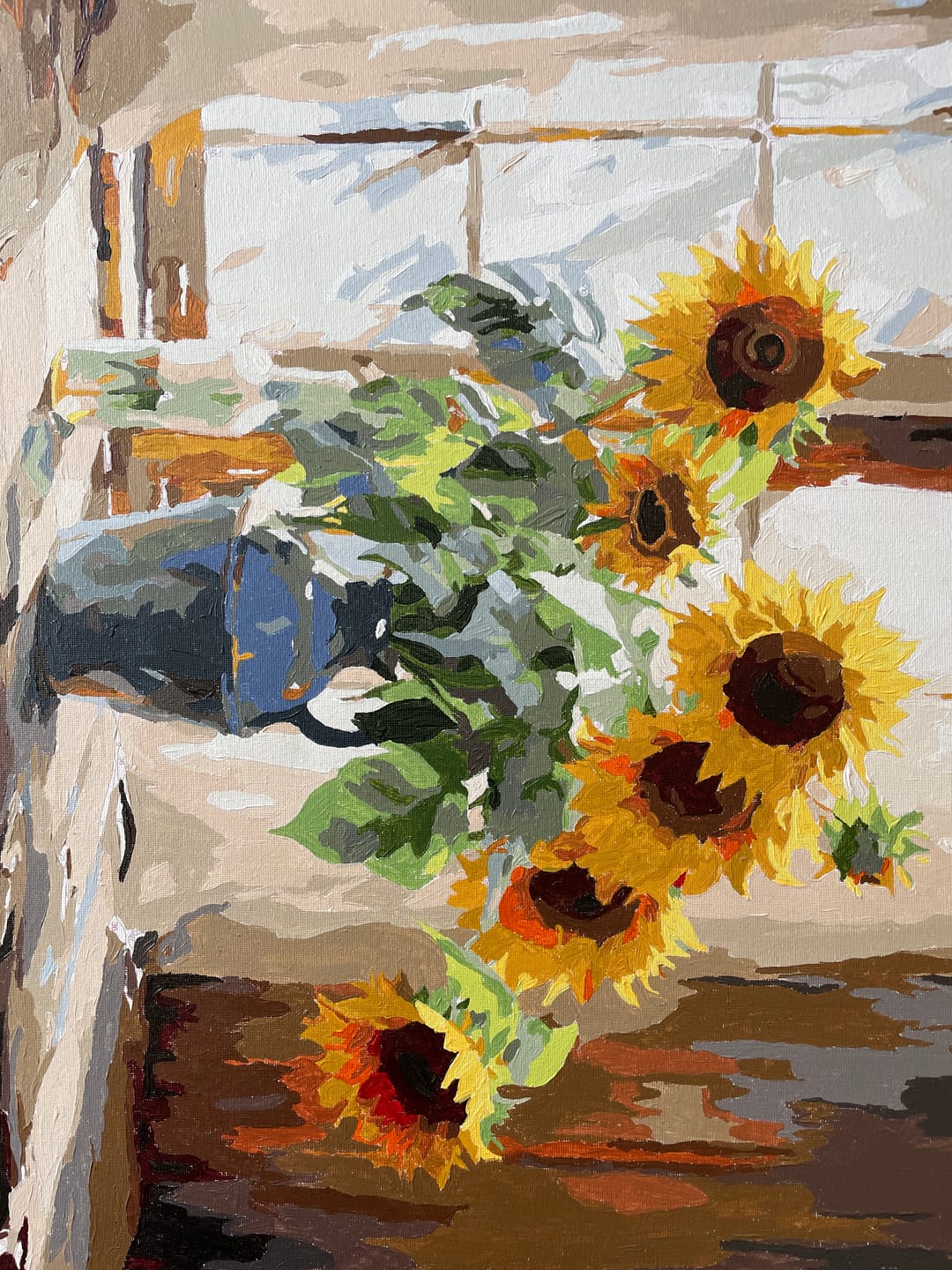 Customer photo review of Sunflowers Window Light