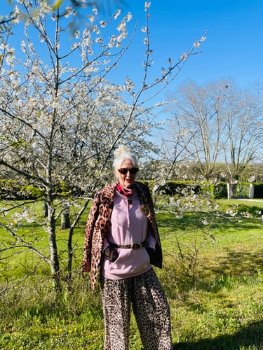 Customer photo review of feathers hoodie