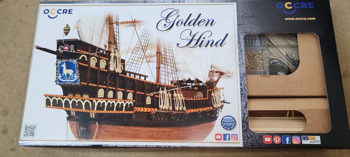 Customer photo review of Maqueta Barco Golden Hind