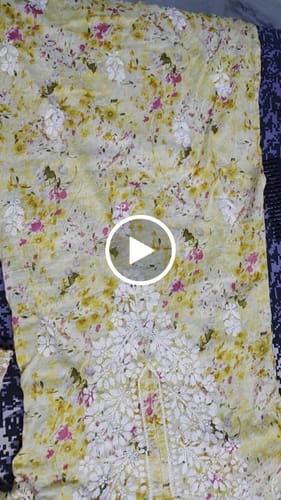 Customer video review of Inayah Yellow & Pink Mulmul Long Kurta