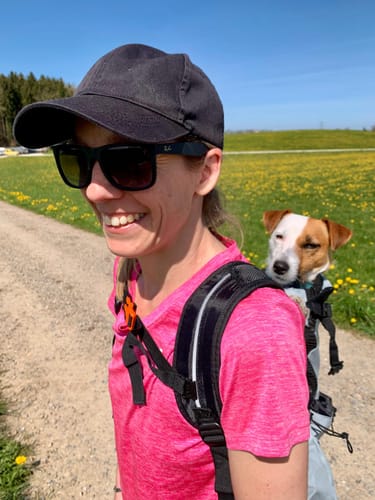 Customer photo review of WuffCargo - Reise-Rucksack für deinen Hund