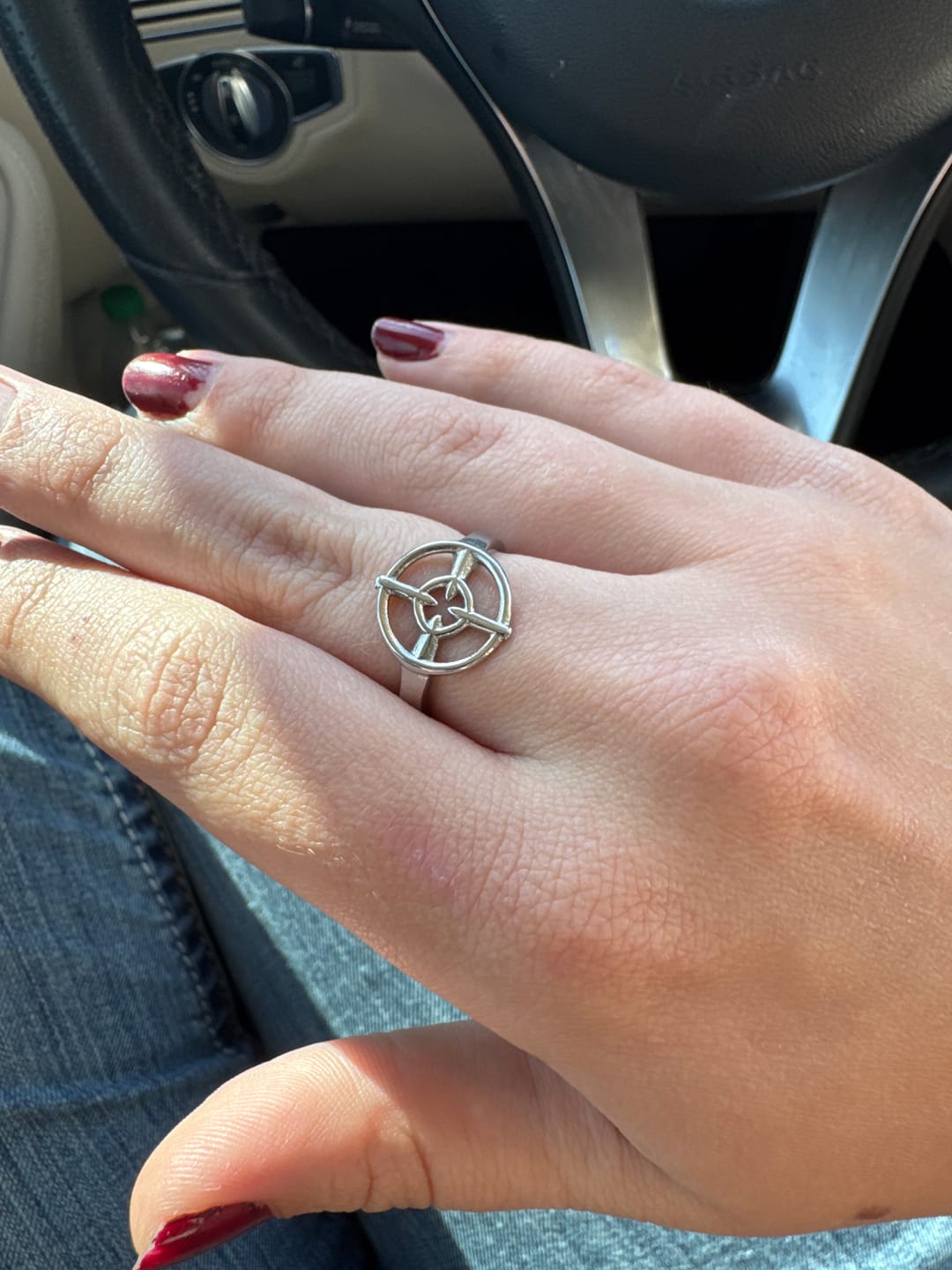 Customer photo review of CROSSHAIR RING