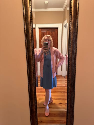 Customer photo review of Gia Sweater - Blush
