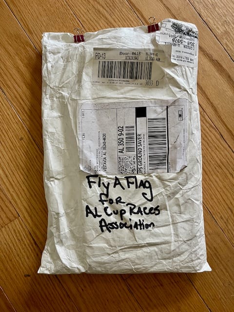 Customer photo of the Alabama State Flag