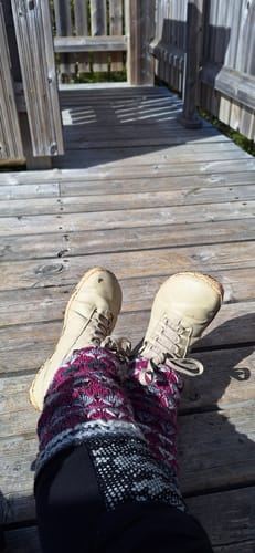 Customer photo review of Vaistoa Suisto -paljasjalkavaelluskengät