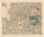 Customer photo review of Old Colour Map of West London - Notting Hill, Kensington, Portobello Road, Shepherds Bush, Bayswater - W11 W2 W8 SW7 W14 W6 W12 W10