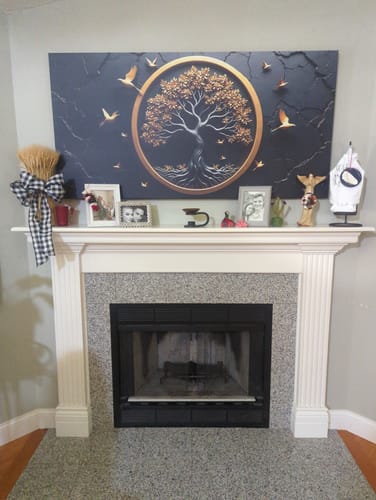 Customer photo review of 3D Celtic Tree of Life Wall Art IV