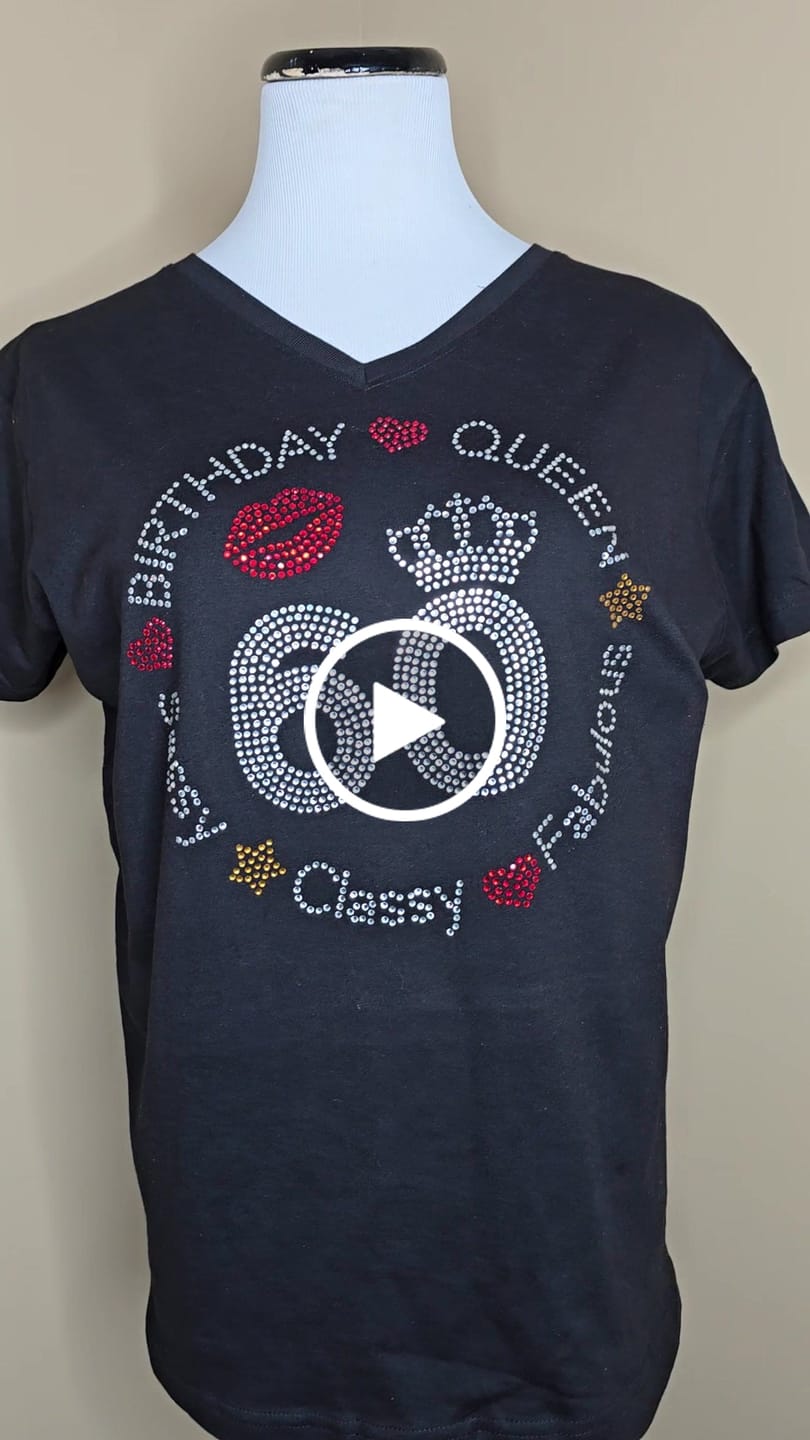 Customer video review of 12" ROCK-IT Rhinestone Template Material