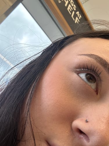 Customer photo review of Lash Growth Serum