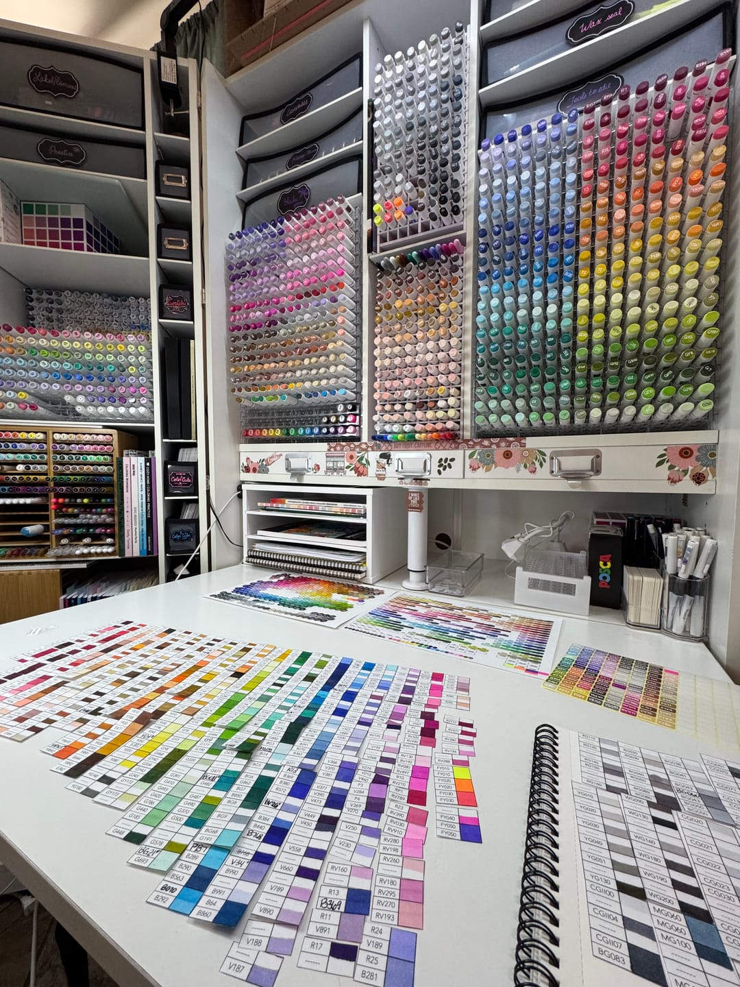 Customer photo review of Ohuhu Honolulu 6 Colors Dual Tips Alcohol Art Markers