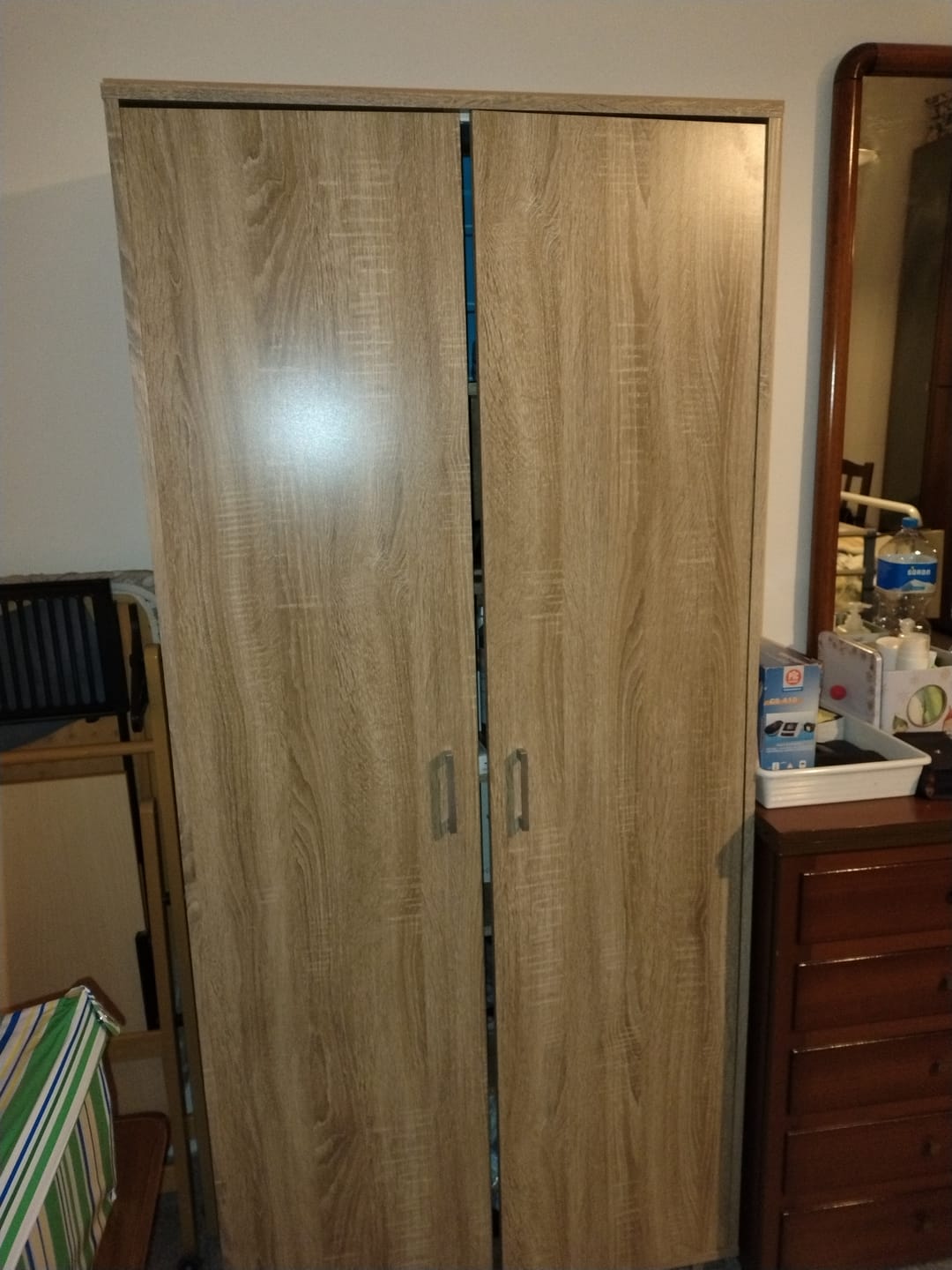 Customer photo review of Mobile Scarpiera Alta Mars4 con 6 Piani in Rovere Nordico e Bianco Alpes o Rovere