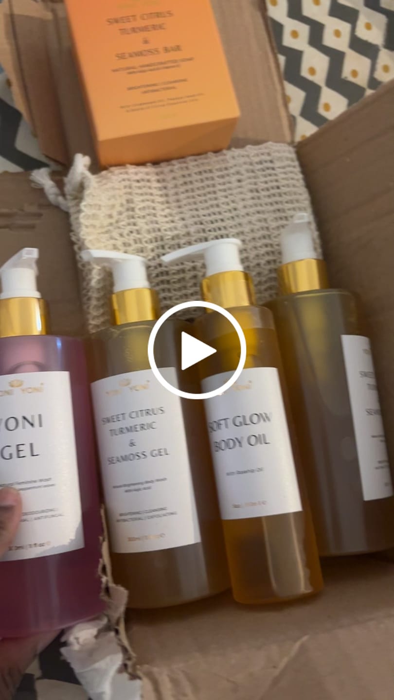 Customer video review of Sweet Citrus Turmeric & Seamoss Gel - Brightening Body Wash