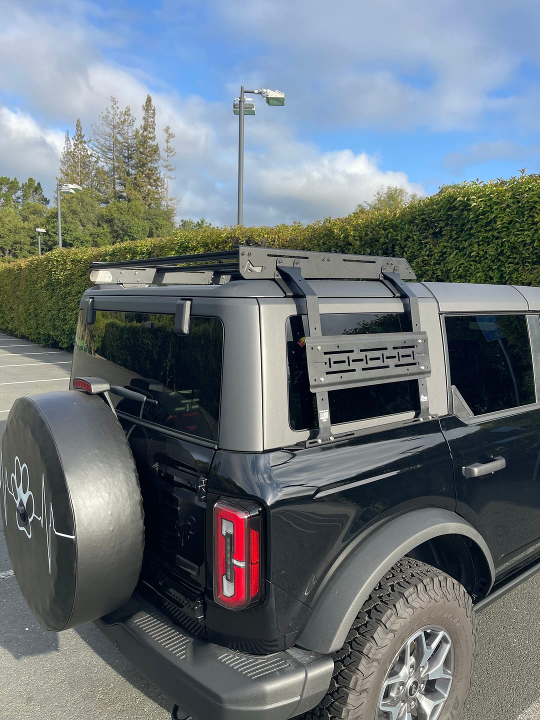 Customer photo review of Modular Half Rack For The Ford Bronco