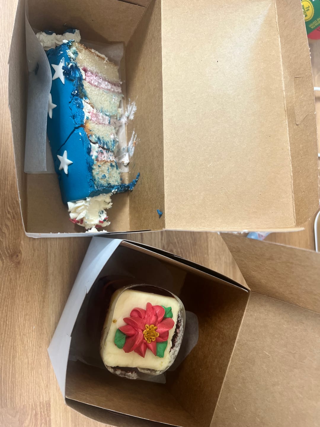 Customer photo review of Square or Petite Cake