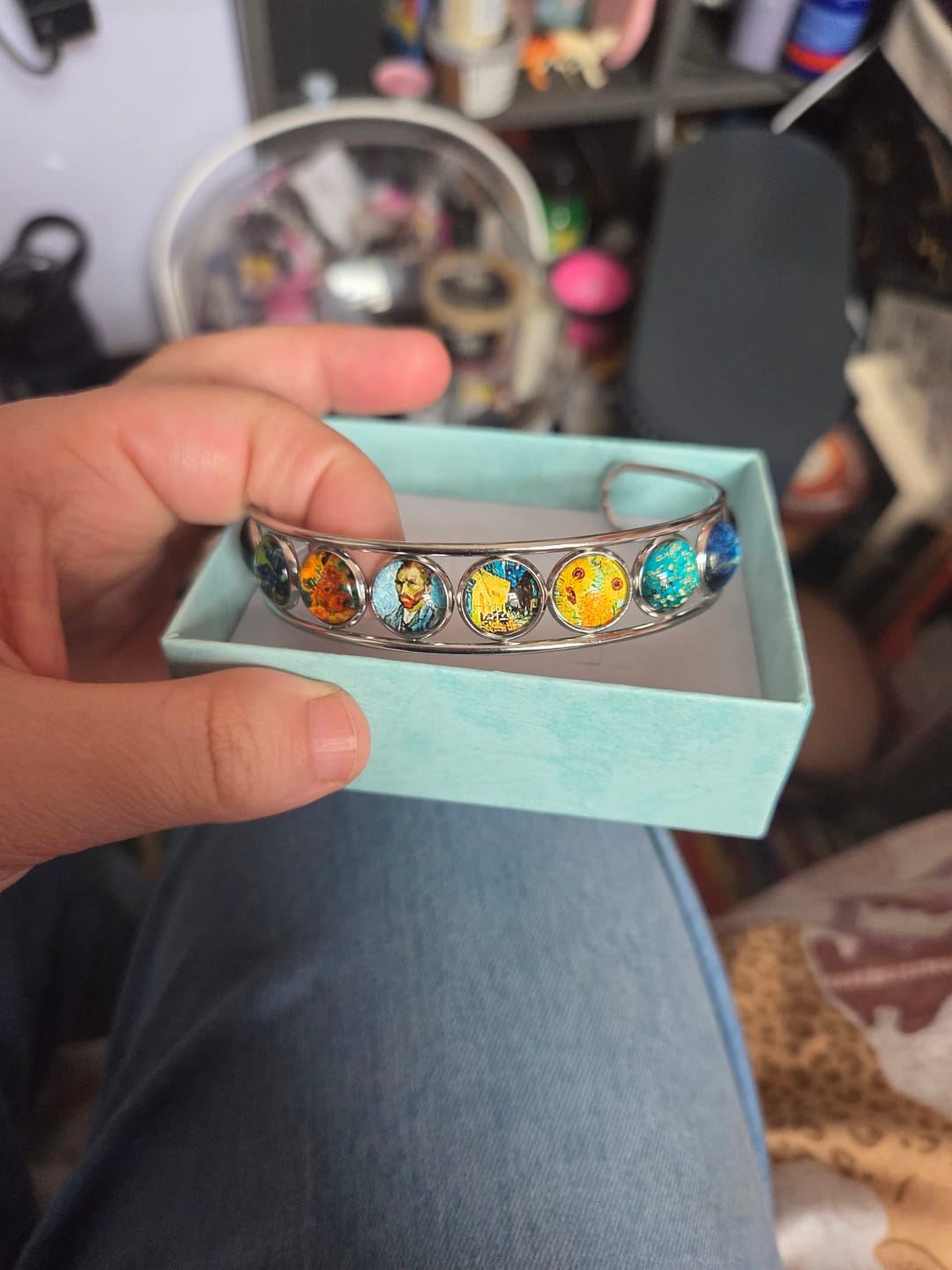 Customer photo review of "Van Gogh's Greatest Hits" Bracelet