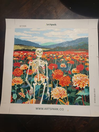 Death's Garden - Paint by Numbers Kit – ArtSpark