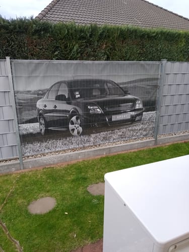 Customer photo review of Banner inkl. Druck