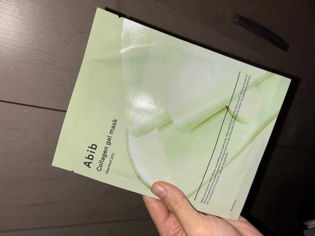 Customer photo review of ABIB - Collagen Gel Mask Heartleaf Jelly 1 PC | Mascarilla Revitalizante
